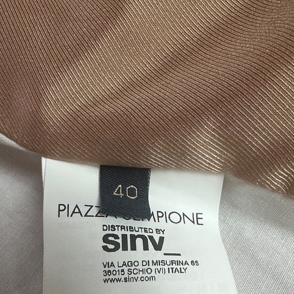 Piazza Sempione Red Wool Double-Breasted Coat – Made in Italy Size 40 - Picture 5 of 16